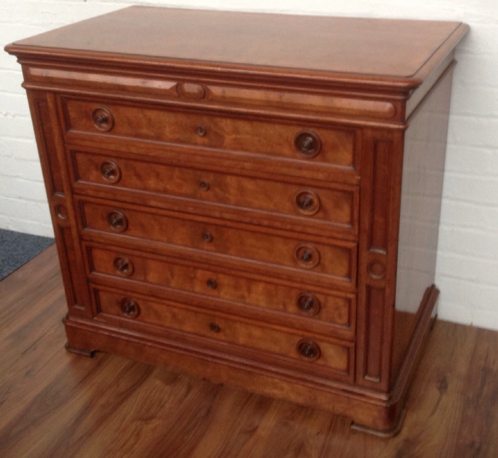 mahogany french commode chest