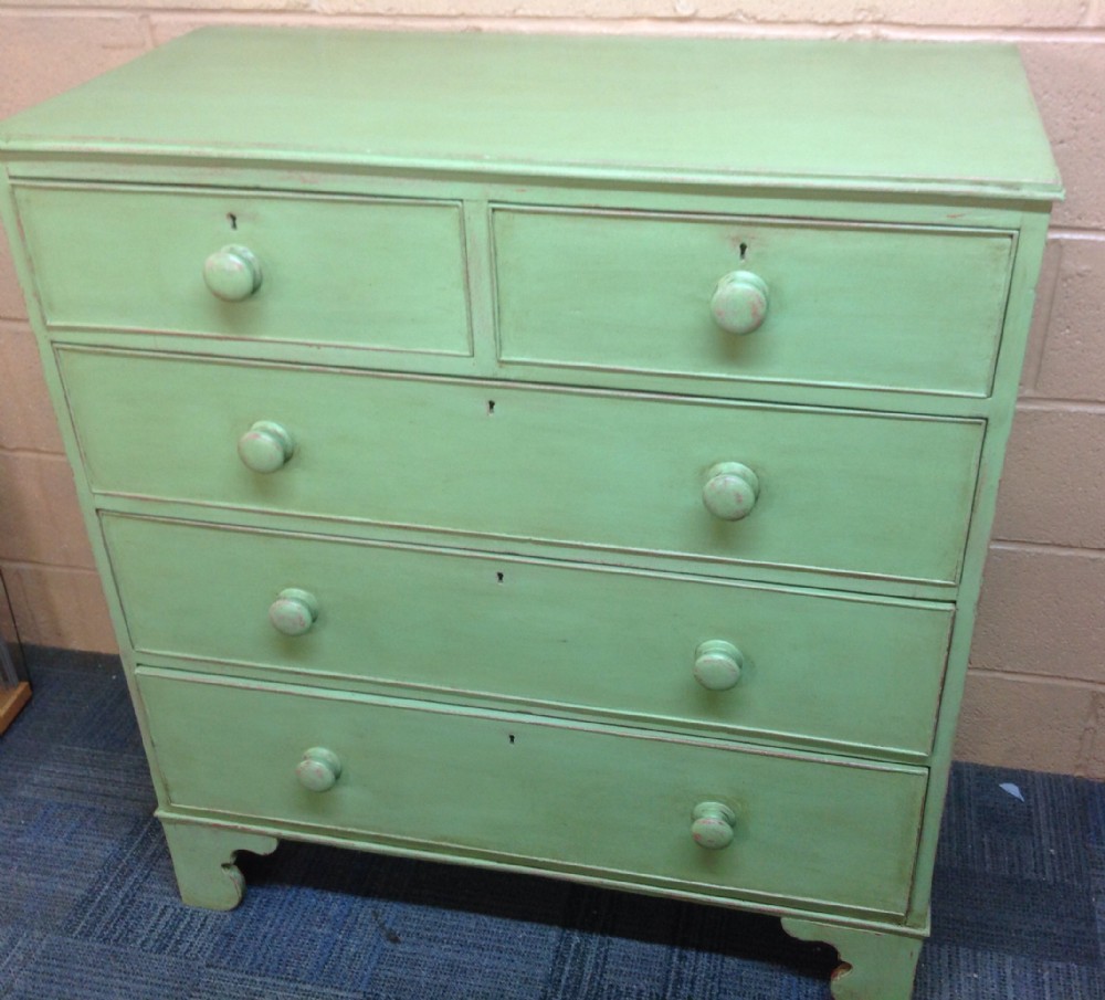 painted victorian chest of drawers