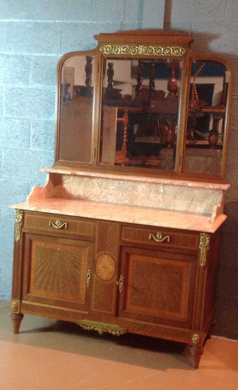 marble top french washstand