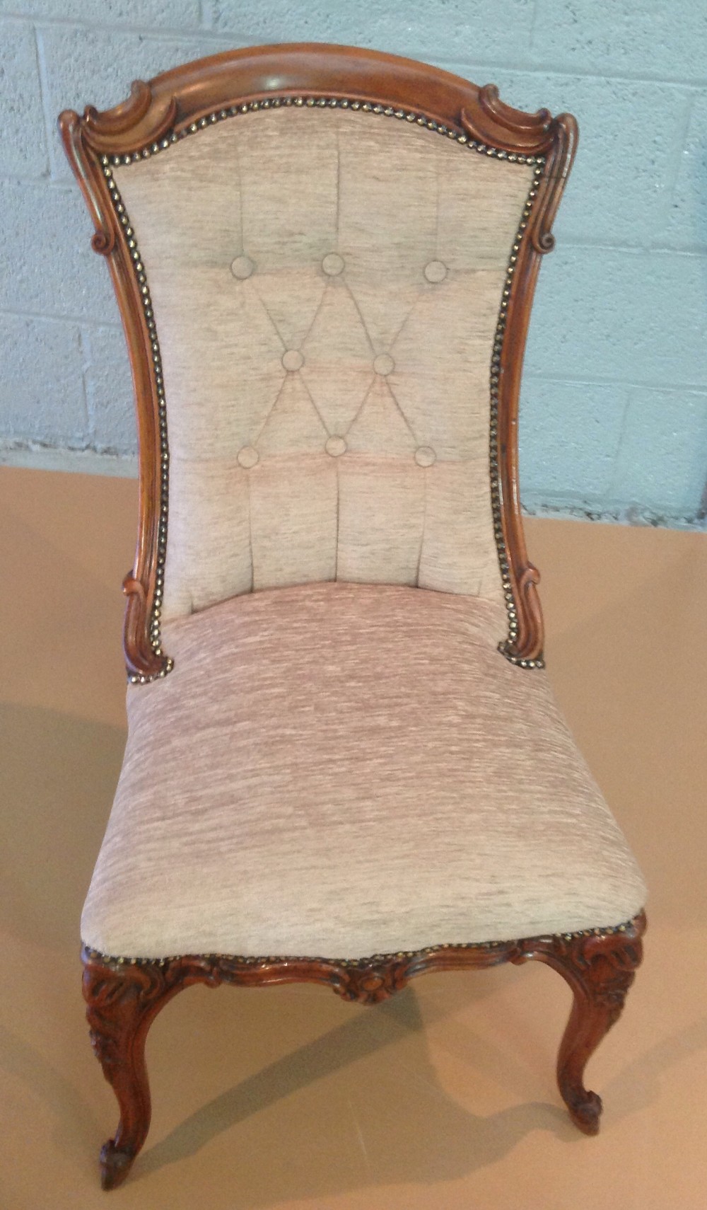 antique rosewood nursing chair