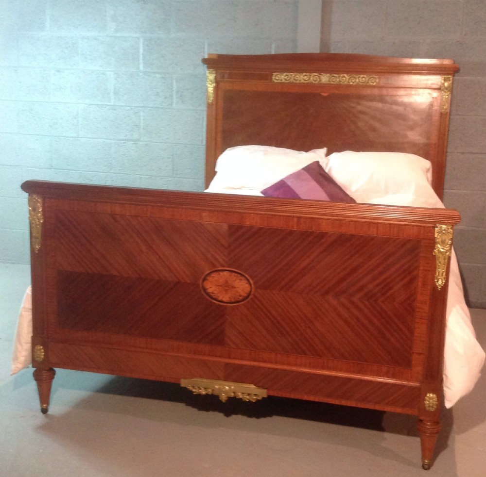 inlaid french kingsize bed