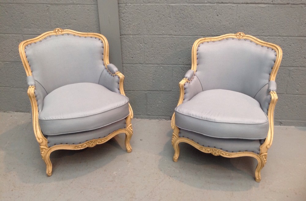 pair of french armchairs