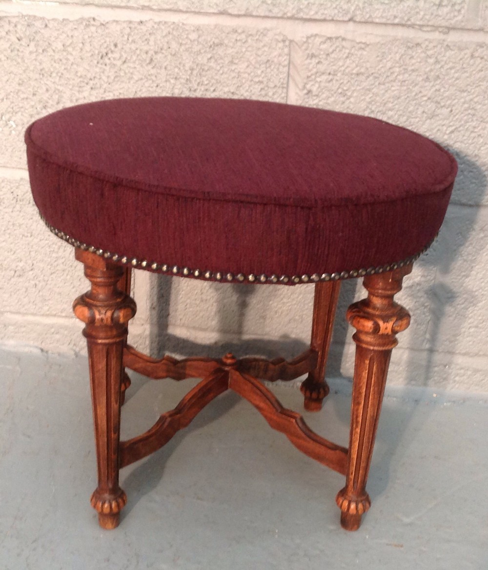 french walnut stool