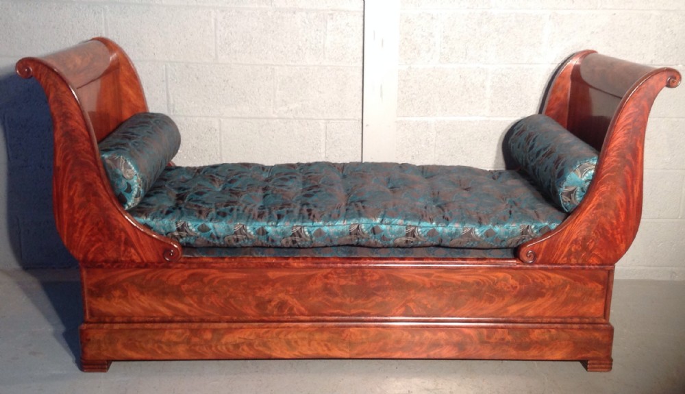 antique french mahogany sofa bed