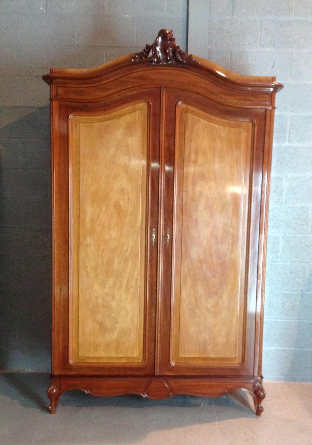 french mahogany armoire