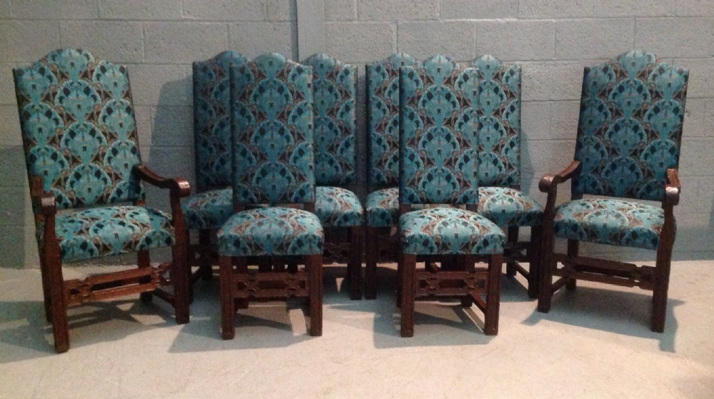 set of 8 french dining chairs