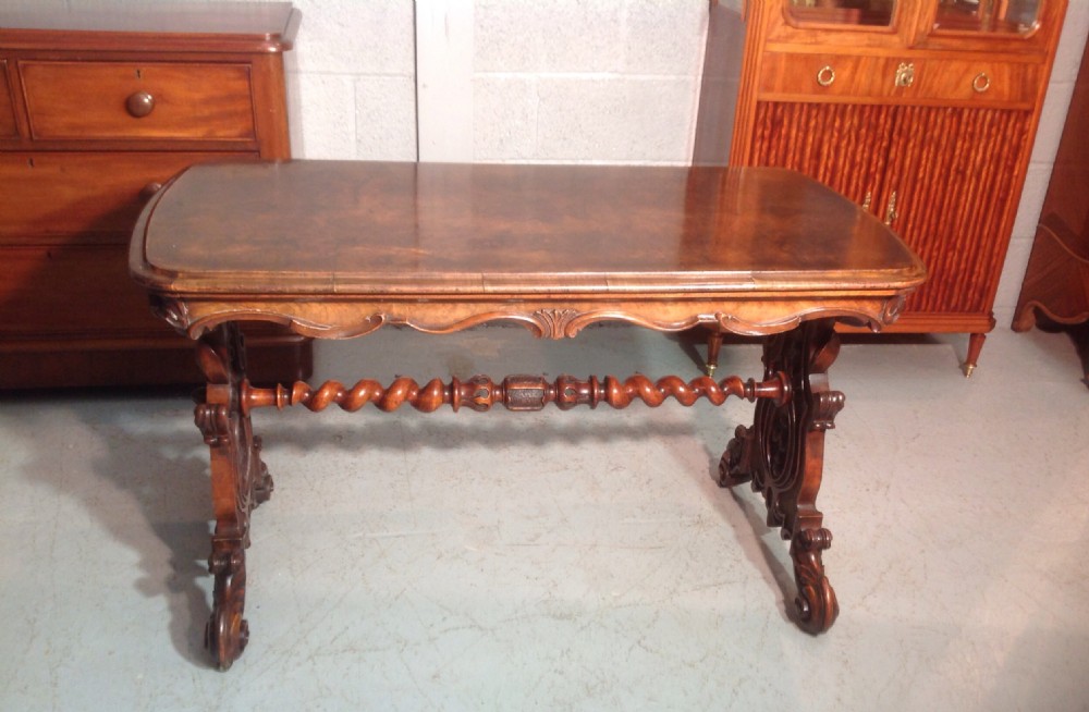 carved walnut victorian table