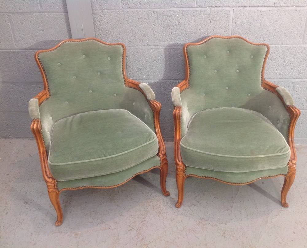 pair of french armchairs