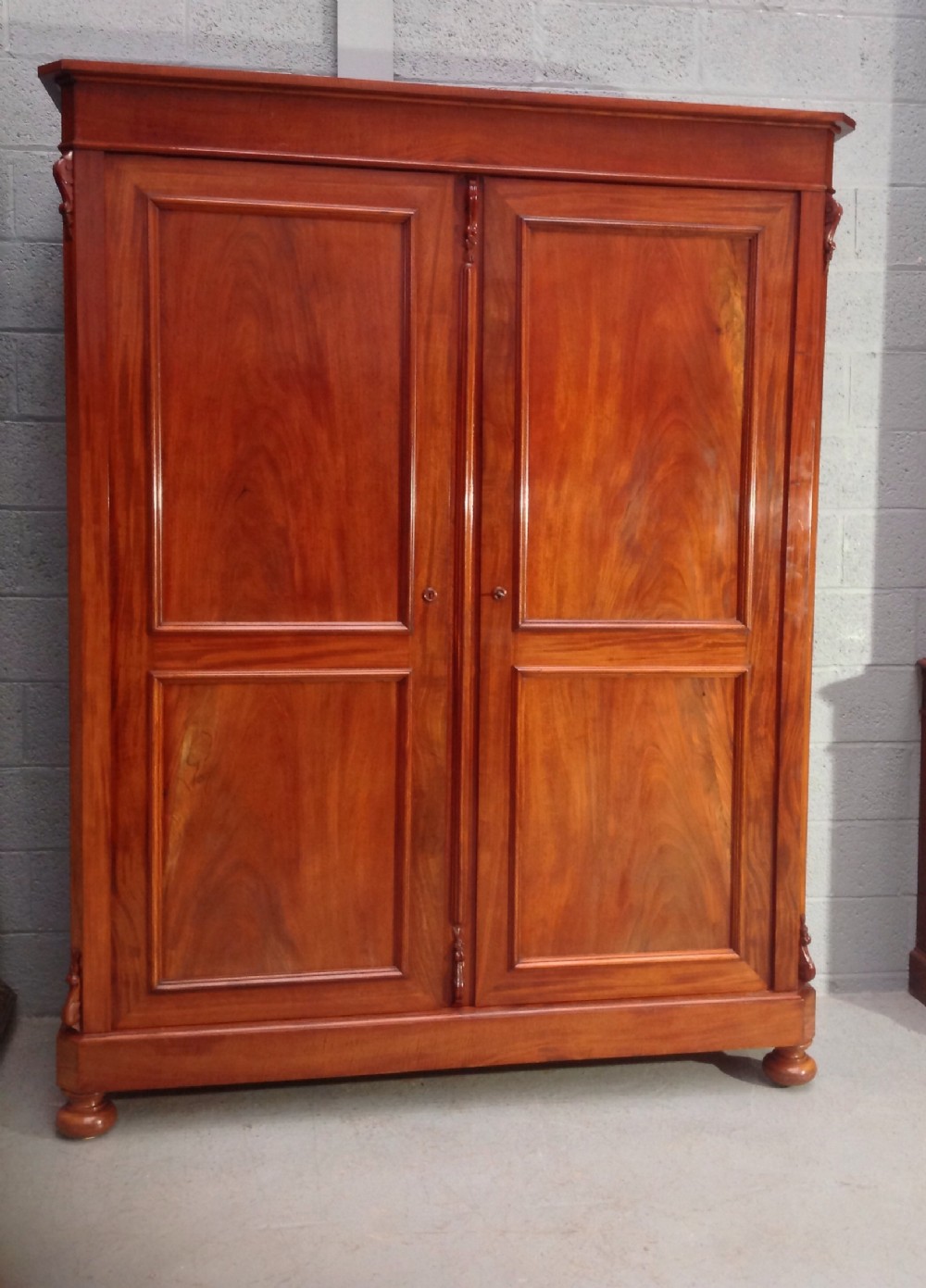 large french mahogany armoire