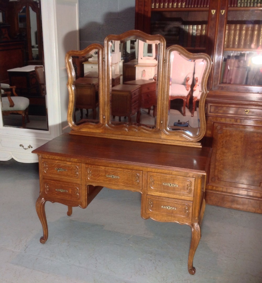french oak dressing table