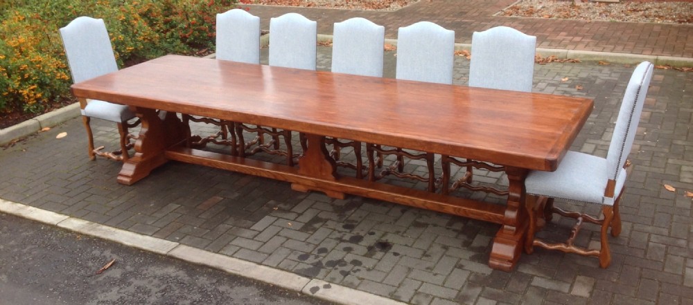 oversize french farmhouse dining table