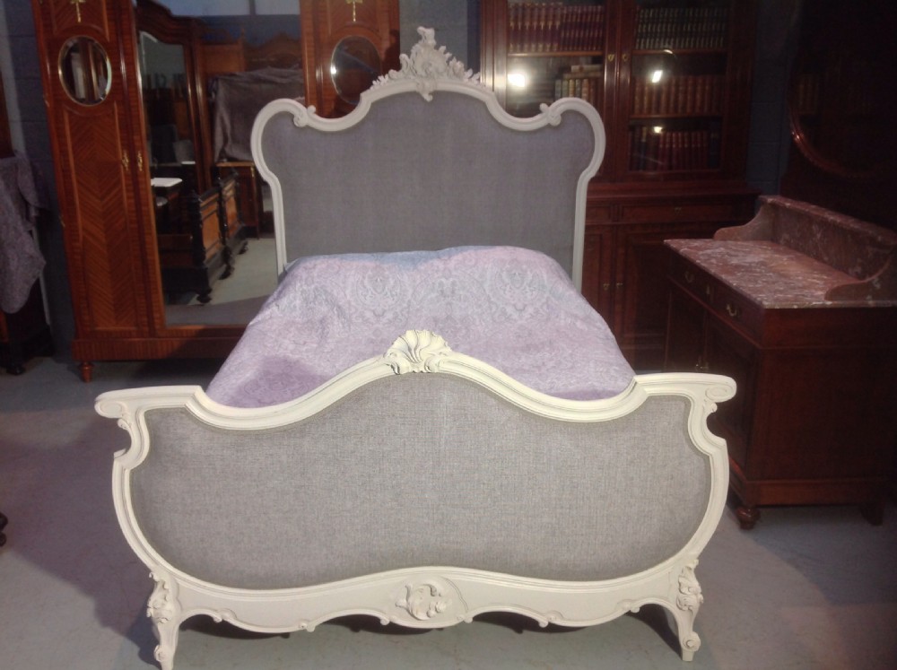 painted french kingsize bed