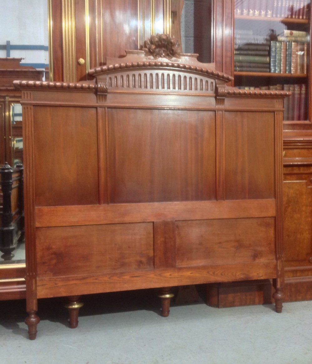 french mahogany headboard