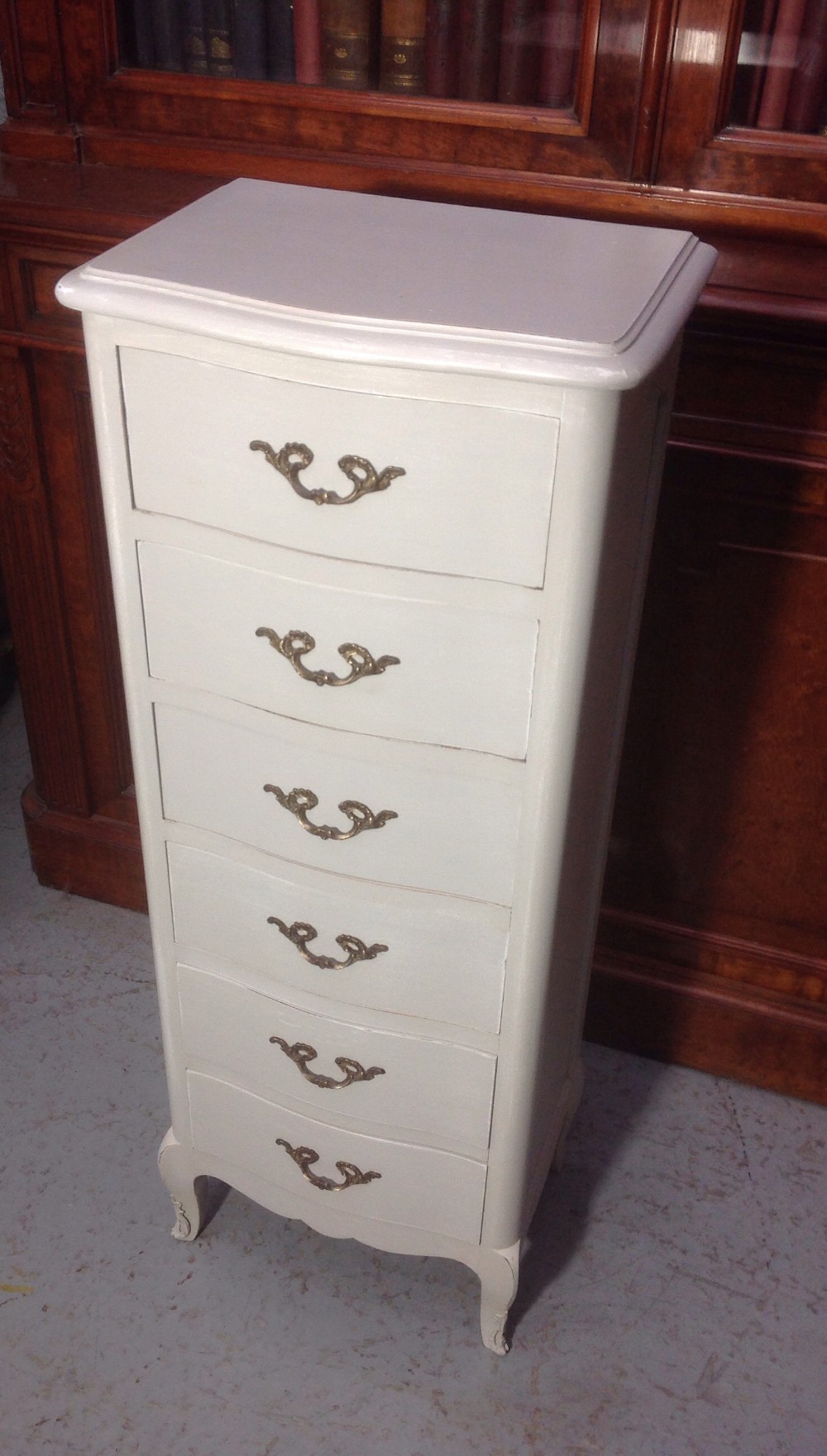 painted french chest of drawers