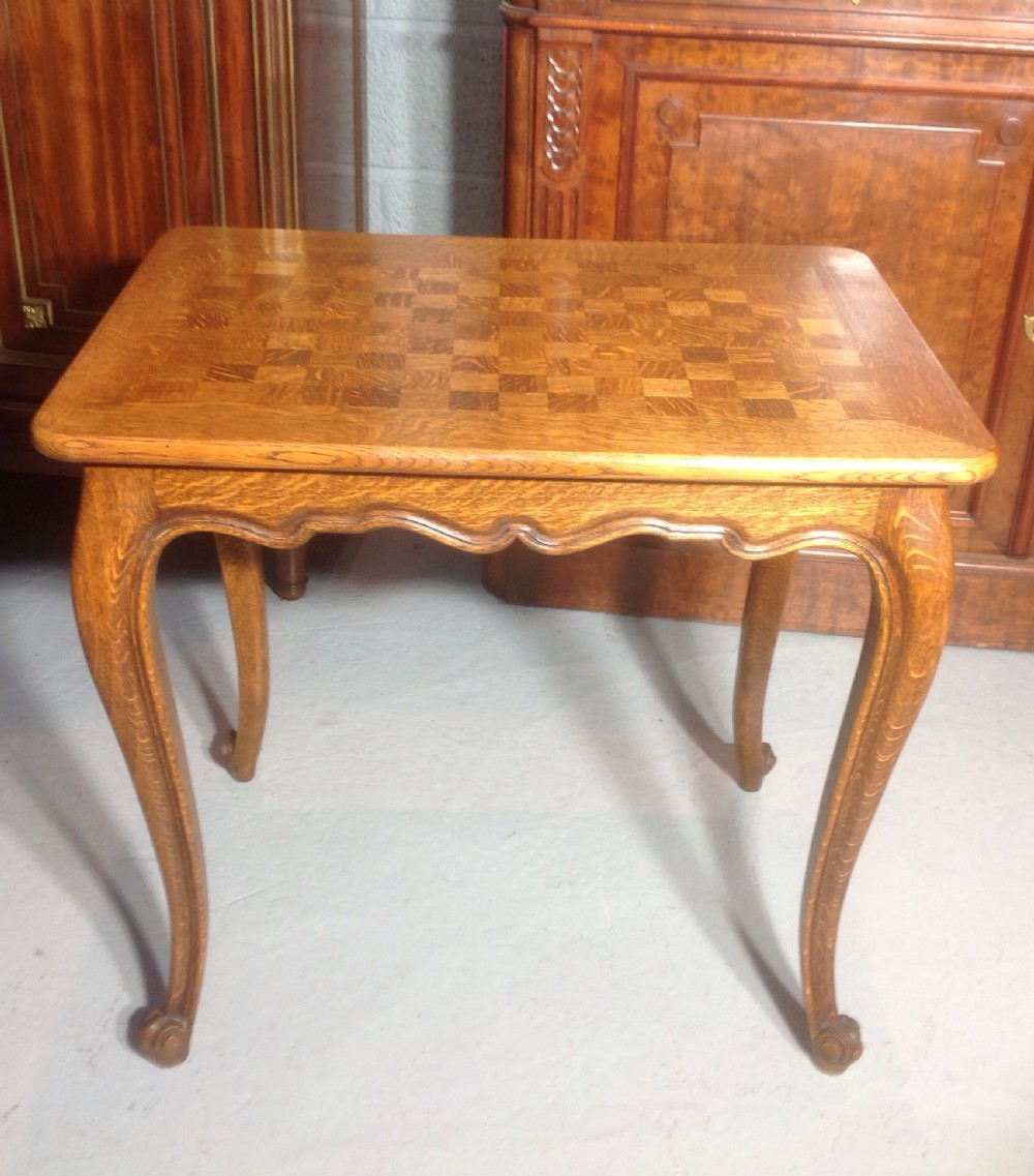french oak occasional table