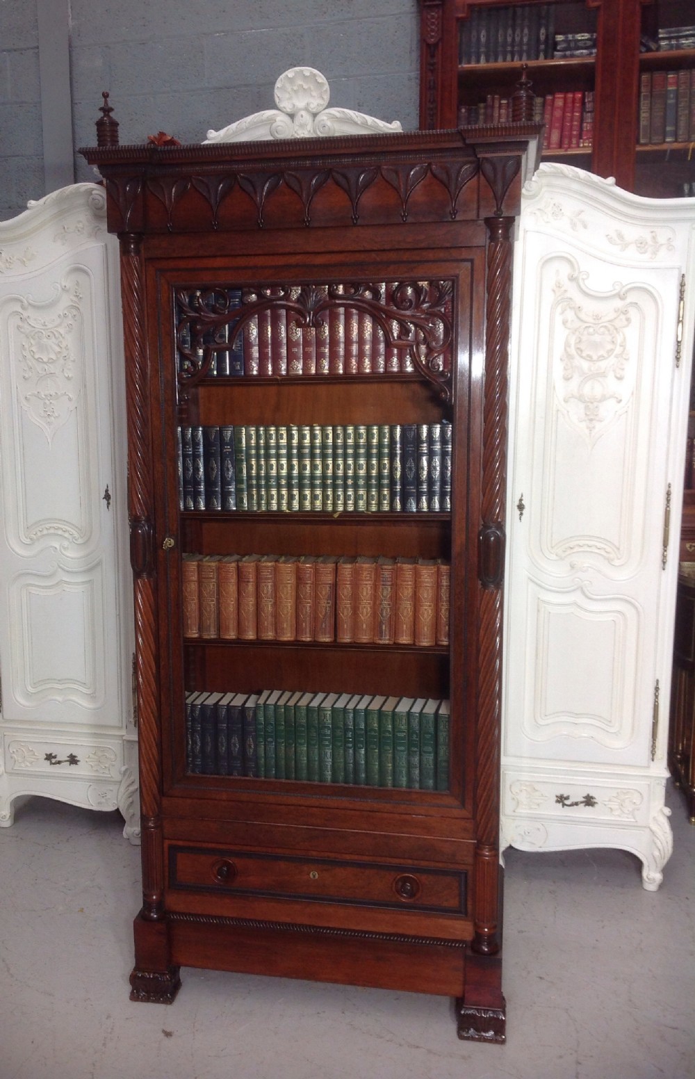 french rosewood bookcase
