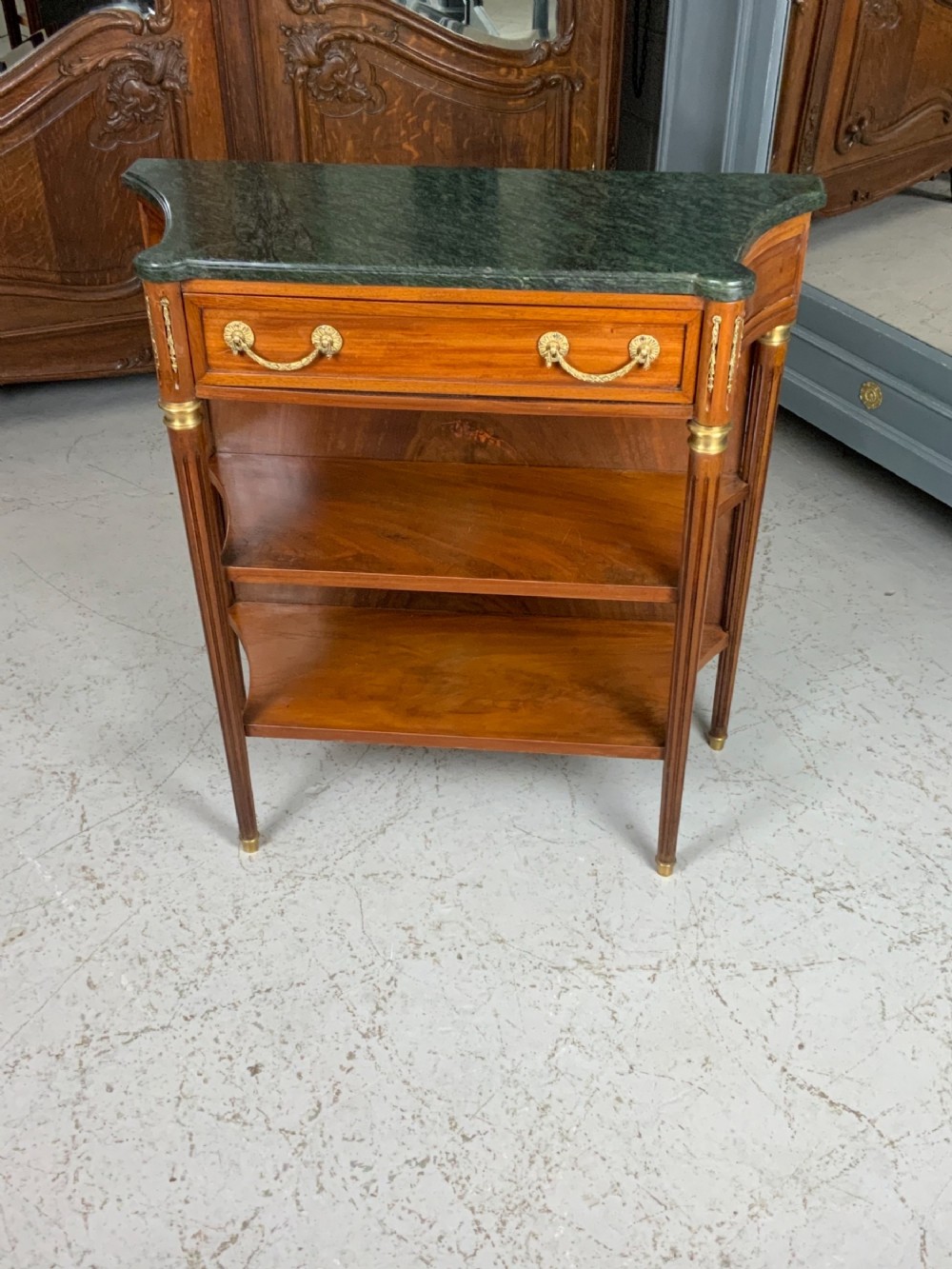marble top french console