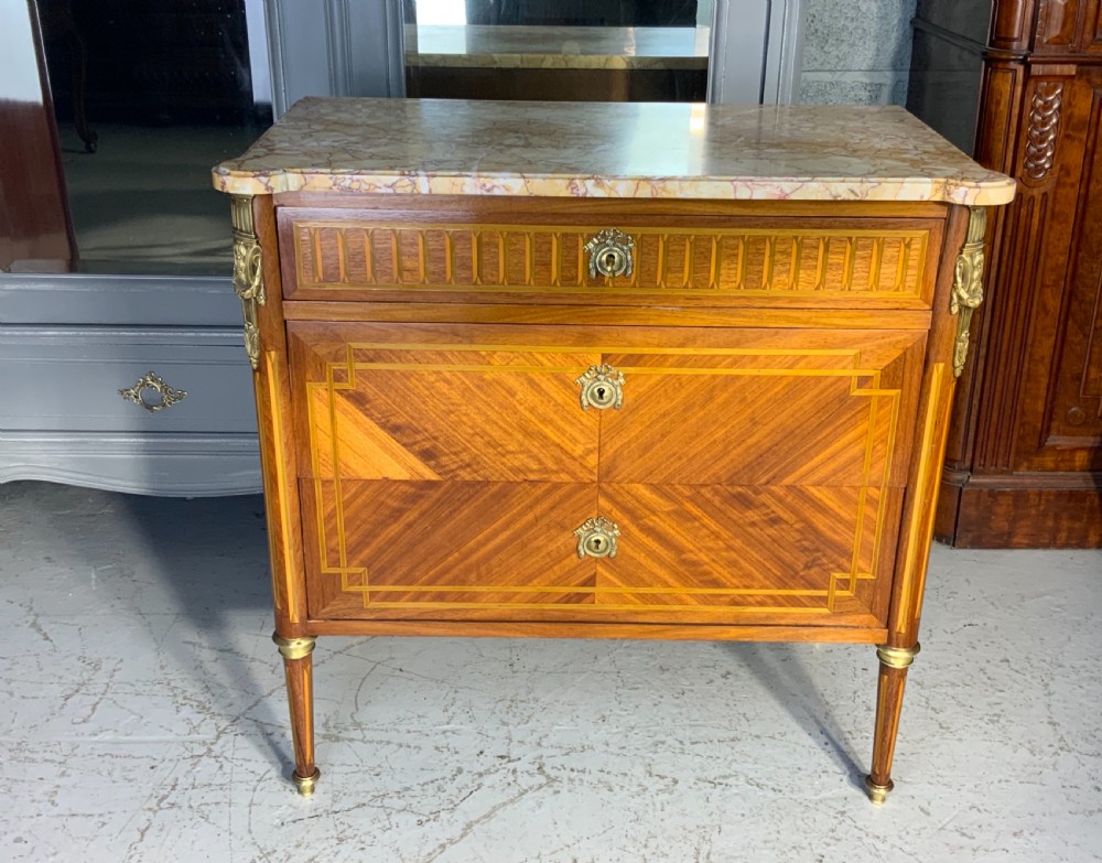 inlaid french commode