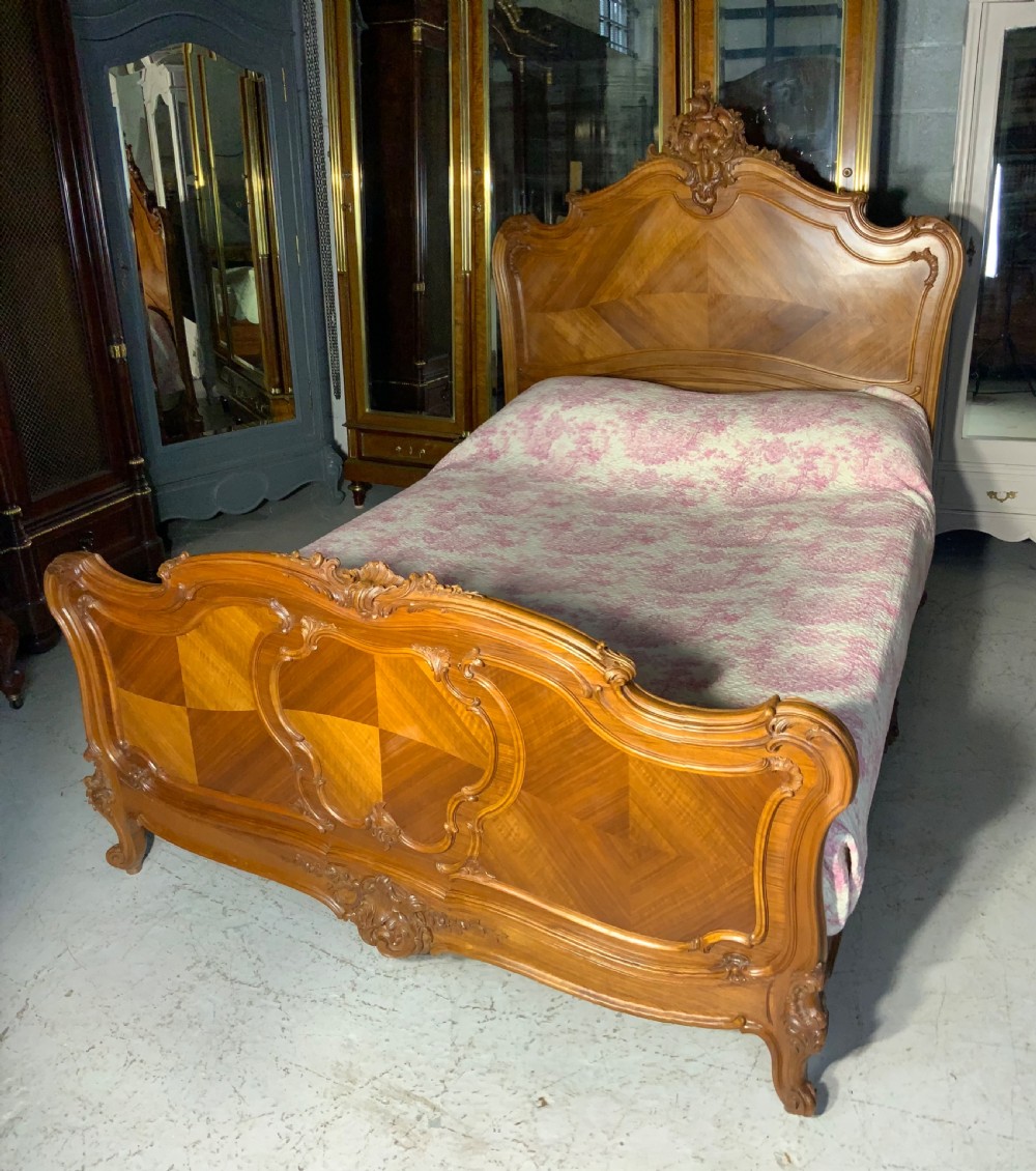 king size french louis xv carved bed
