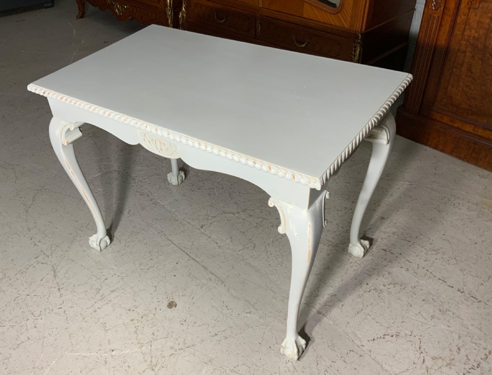 painted console table